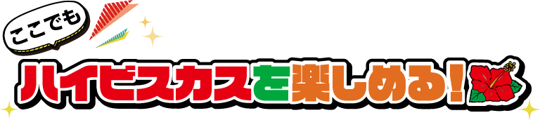 ここでもハイビスカスを楽しめる！